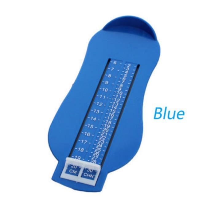 Infantile Bebe Enfants Mesure De Mesure Du Pied Mesure De La Chaussure Pour L Outil Taille Du Tout Petit Bleu Cdiscount