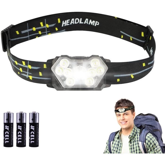 Lampada Frontale 5 LED Ultra Potente 20W – Impermeabile Per Campeggio Pesca E Corsa Notturna
