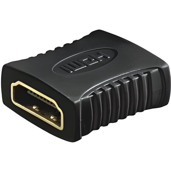 Raccord HDMI femelle/femelle - Full HD 1080p - Noir - Cdiscount TV Son