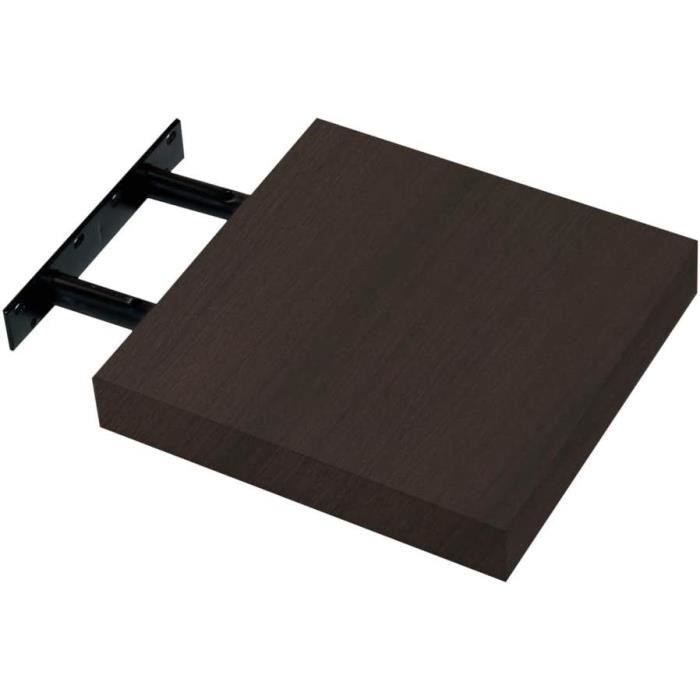 DIMEXACT - Papier peint autocollant imitation bois wengé foncé - 122 cm
