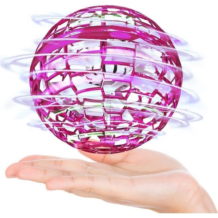 Boule Volante Lumineuse, Flying Ball Hover Ball, LED Balle Boomerang Air  Ball, Fly Orb pour Enfants, extérieur intérieur (Rose) - Cdiscount