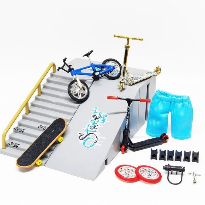 Scooter à Doigts 2 Roues Avec Accessoires - Jouet Éducatif Pour Enfants Et Adultes
