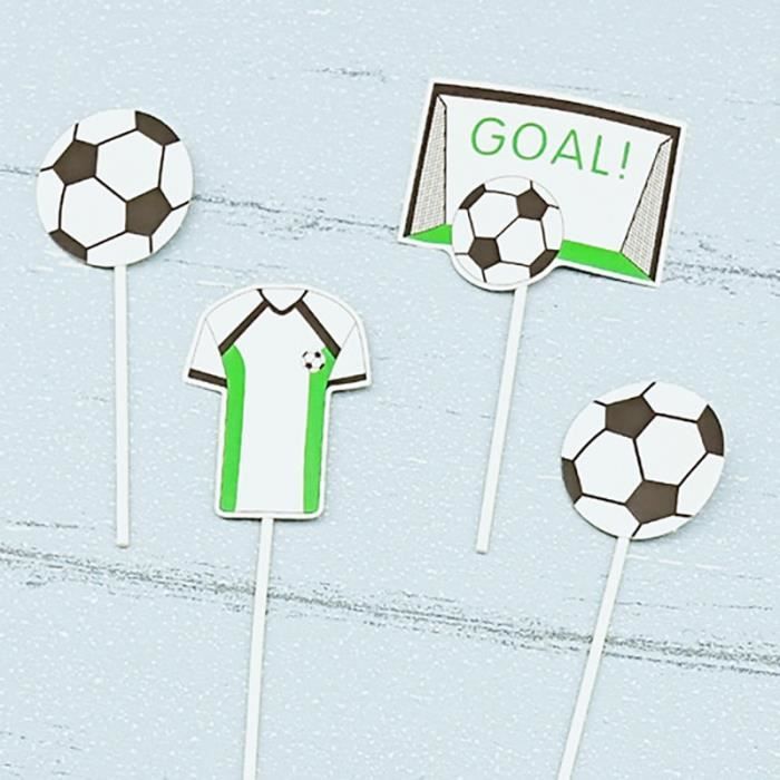 4pcs Cake Topper Basket Ball Football Theme Fete Decoration De Gateaux Joyeux Anniversaire Gateau Topper Flage Pour Enfants Garcon Cdiscount Maison