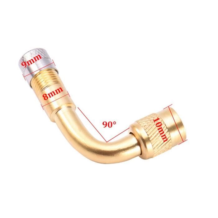 Adaptateur Valve Pneu En Laiton - Rallonge De Gonflage Pour Camping-Car, Camion, Voiture - 3 Tailles (10cm,14cm,20cm)