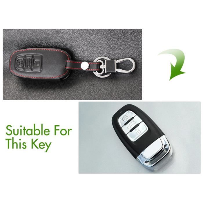 Porte-clés,Pour Audi A3 A4 A6 A5 A7 Q5 Q7 Q3, corde tissée à la main,  télécommande pour couple, boucle, porte clés - Type Q5 - Cdiscount  Bagagerie - Maroquinerie