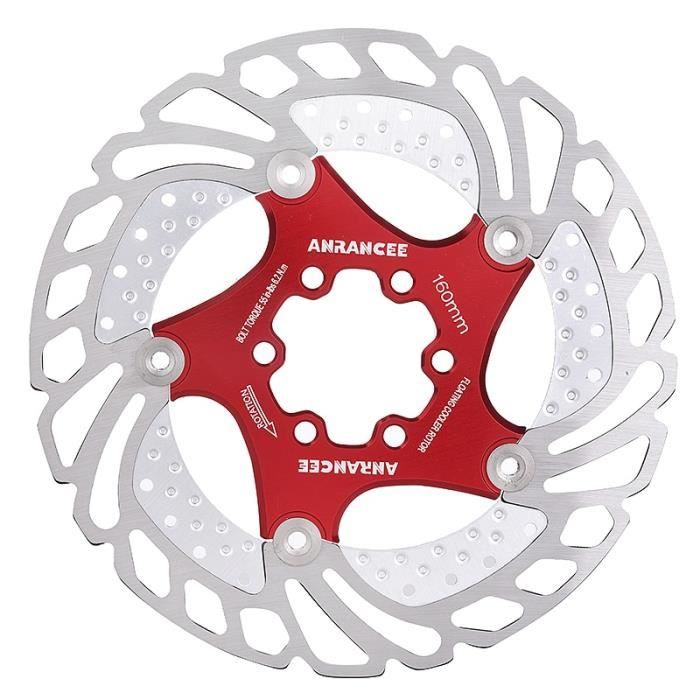 Rotor De Frein Flottant 140mm Rouge Huairdum - Disque Frein VTT Léger En Acier Inox