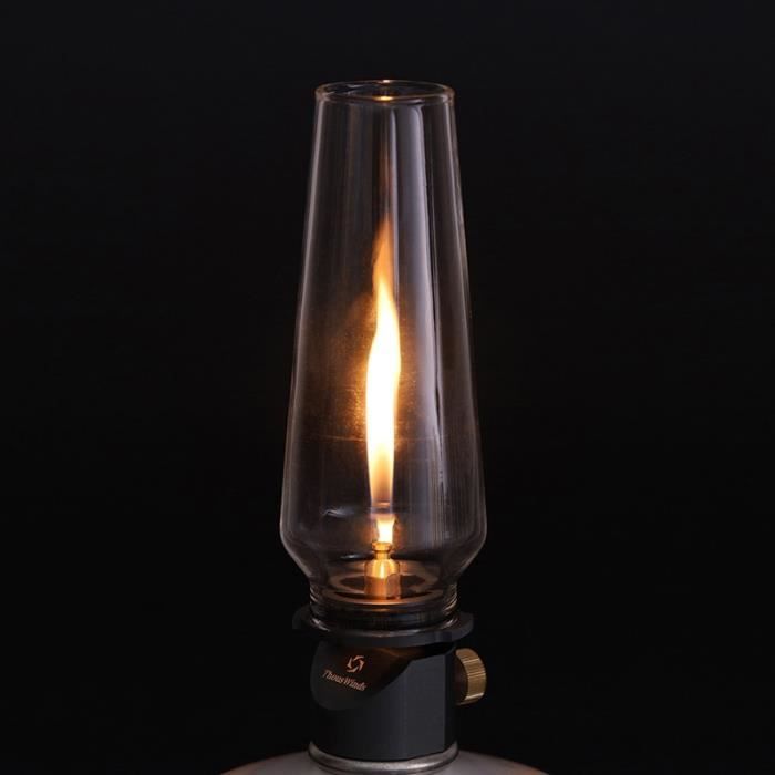Lampe à Gaz Nola - Lanterne Camping Propane - 3 Ampoules - Luminosité Réglable - Cartouche 190g