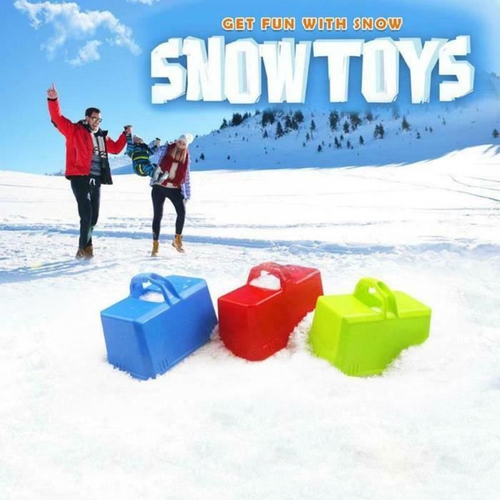 Clip de boule de neige de neige, clip de boule de neige drôle pince boule  fabricant enfants sport de plein air combat de neige jouet de jeu, vert 
