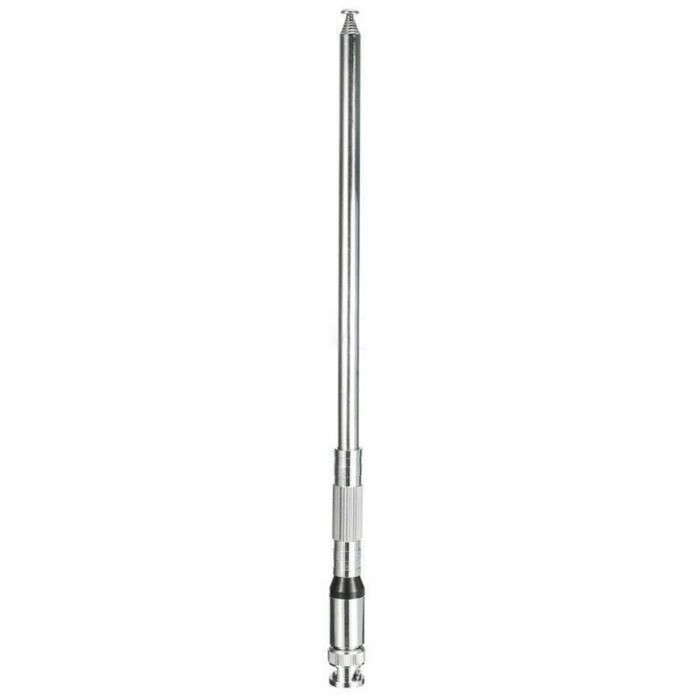 Antenne CB Télescopique TWAYRDIO 27 MHz BNC - Portable Extensible 25 à 132,5 Cm Pour Midland Alan 42, Cobra, Uniden