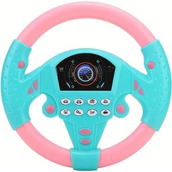 Volant De Conduite Jouet Sharplace – Simulation Réaliste Avec Sons, Musique, Boutons Interactifs, Pour Enfant