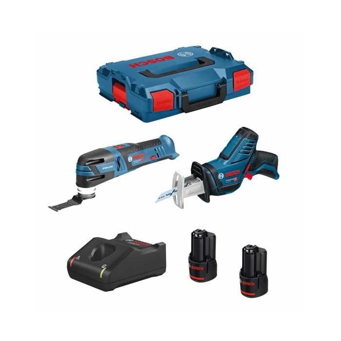 Kit d'outils électriques BOSCH PROFESSIONAL GSA 12V 14 + GOP 12V 28 Batterie 3 0 Ah Garantie