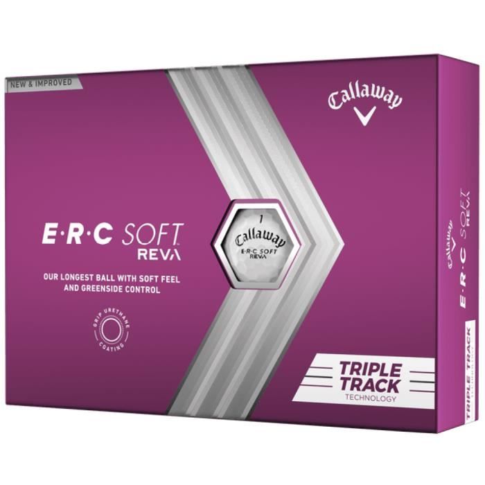 Boite de 12 Balles de Golf Callaway ERC Soft Reva New