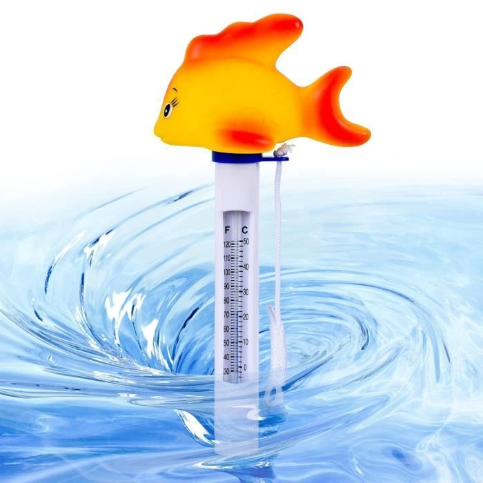 Thermomètre Flottant Piscine En Forme D'ours Polaire - Mesure Précise, Ludique, Pour Spa, Aquarium, Lac