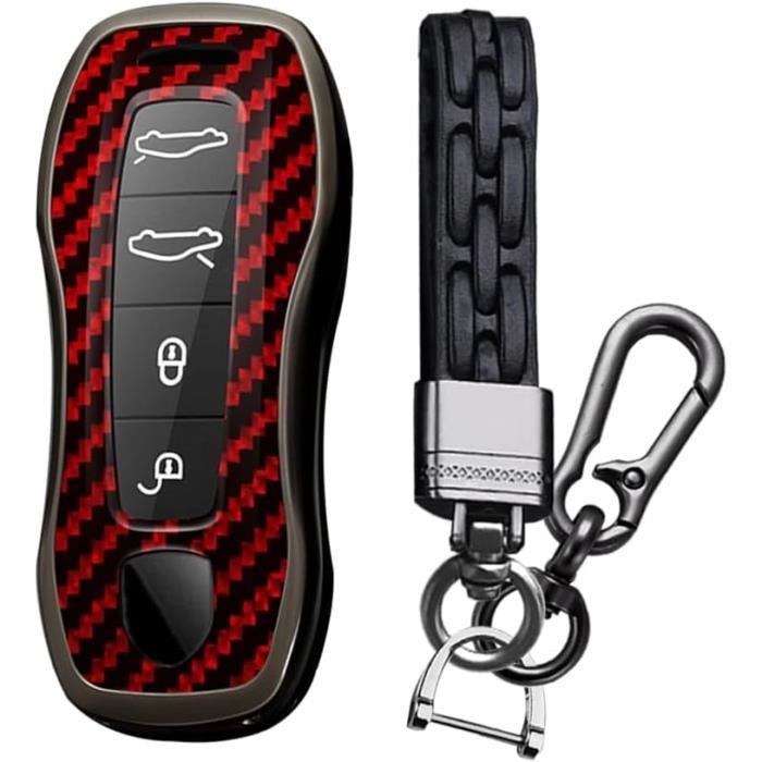 HIBEYO Custodia per Chiave Auto Smart Adatta per Porsche Cover per