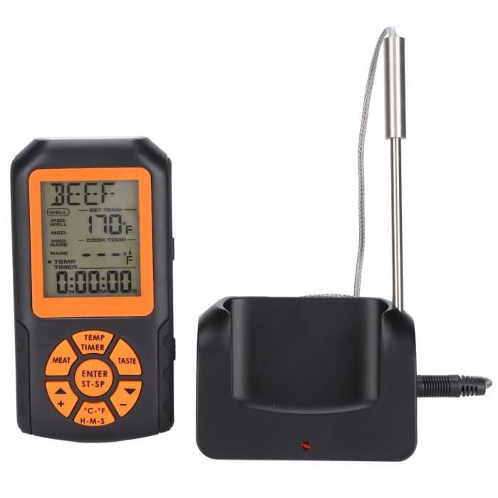 PeachStreet Thermomètre à Viande Intelligent Sans Fil, étanche