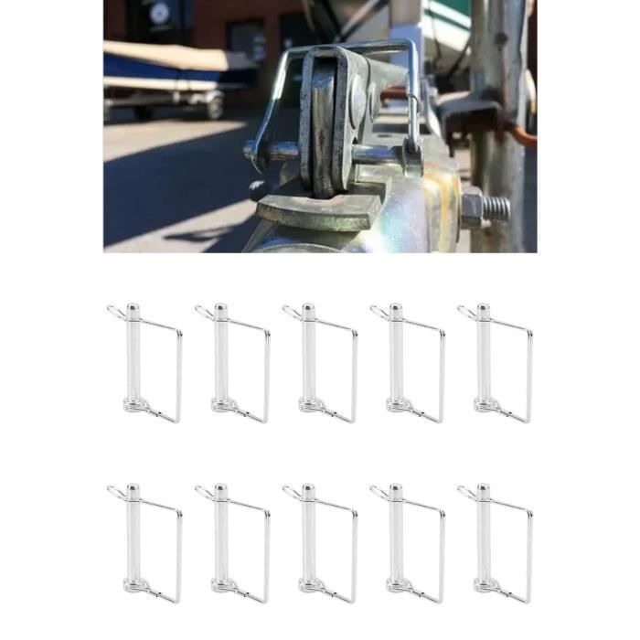 Broche D'attelage Anti-hochets 5/8" - Pour Récepteur 2" Et 2-1/2" - Acier Allié