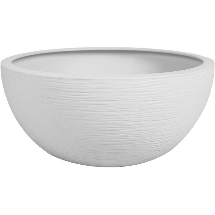 EDA Pot Vasque Graphit'UP Ø 25 cm - 3,3 L - Blanc cérusé