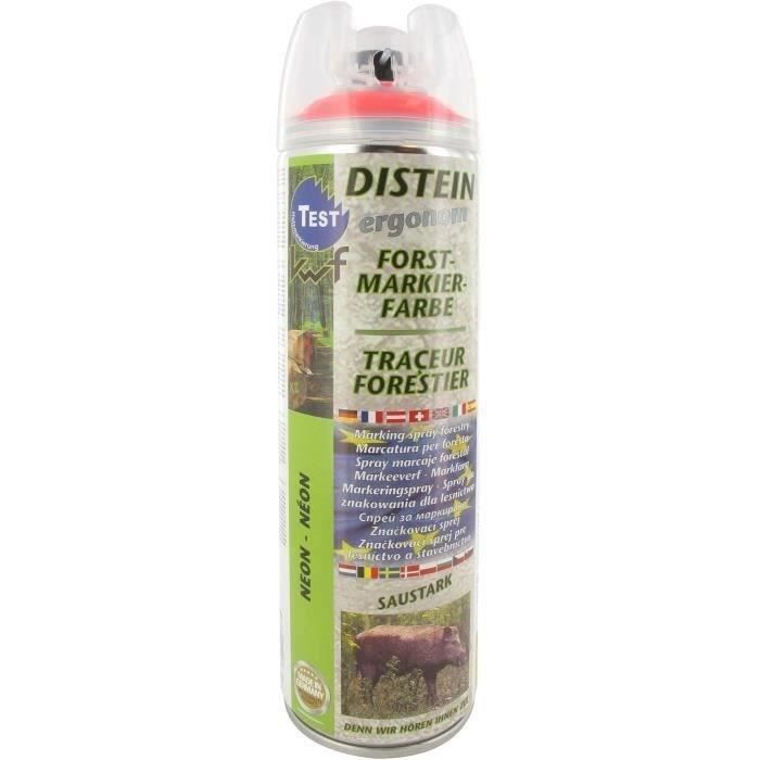 Traceur forestier FLUO ROUGE, aérosol 500 ml