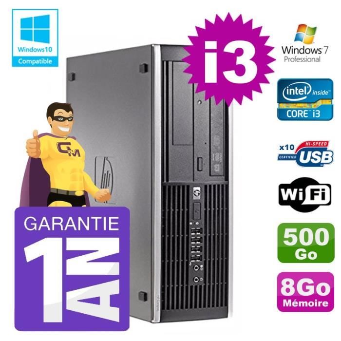 PC HP 8200 SFF Intel I3-2120 8Go Disque 500Go Graveur Wifi W7 Reconditionné - Hewlett-Packard reconditionné disponible sur Cdiscount Seconde Vie