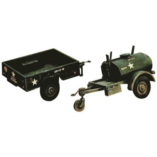 Maquette Italeri I229 - Remorque Citerne 250 Gallons Et Remorque Cargo M101 à L'échelle 1:35 - Pour Modélisme Militaire - 5