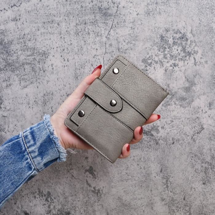 Portefeuille Femme Mignon - Petit Porte-cartes Et Pièces Avec Fermeture éclair, Design Bande Dessinée