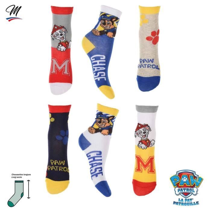 Chaussettes 'Pat Patrouille' - Lot De 3 - Bleu - Garçon - 1