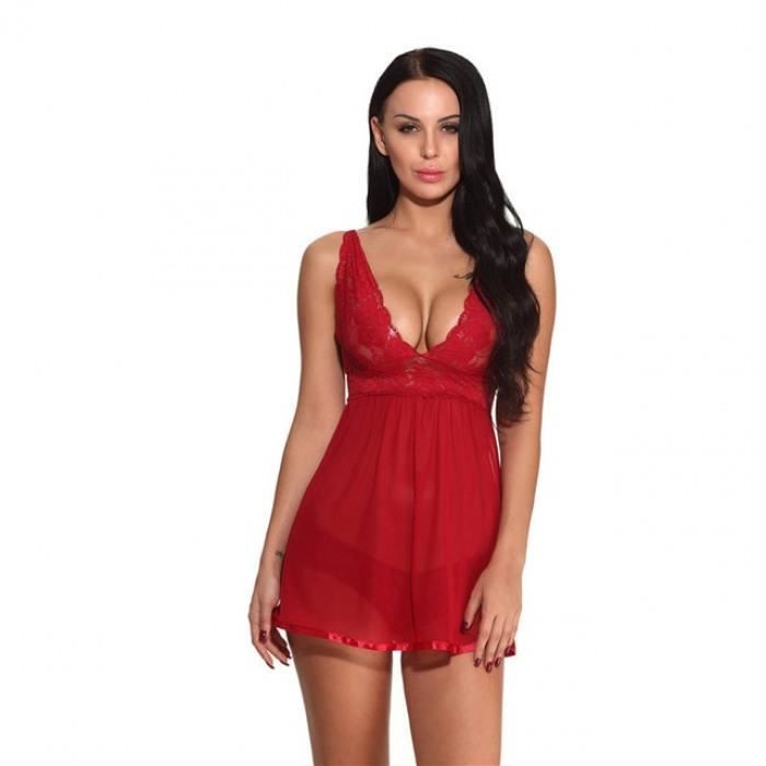 robe nuisette rouge