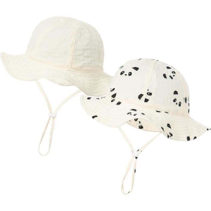 Chapeau De Soleil Bébé Été Plage UPF 50+ Protection Solaire Bébé Garçon