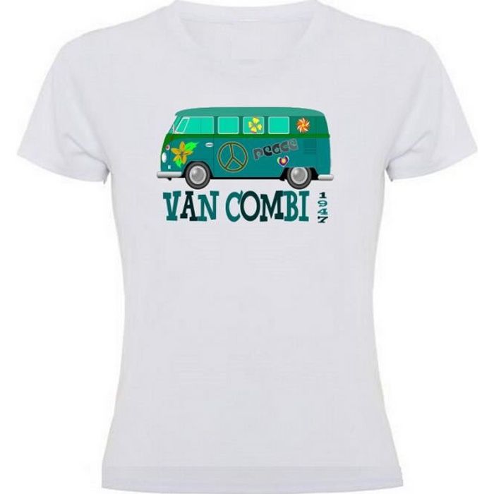 Tee shirt femme combi vw clearance