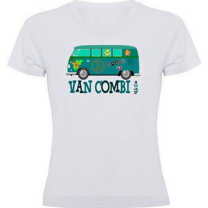 tee shirt femme combi vw