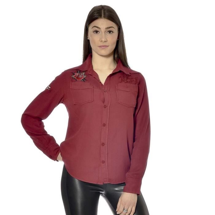 Chemise Femme 100% Coton Von Dutch SHARON Taille XS Cdiscount