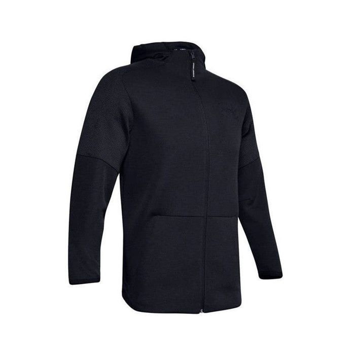 Veste de survêtement UNSTOPPABLE MOVE LIGHT FULL ZIP - Under Armour - Homme - Noir - Respirant - Manches longues
