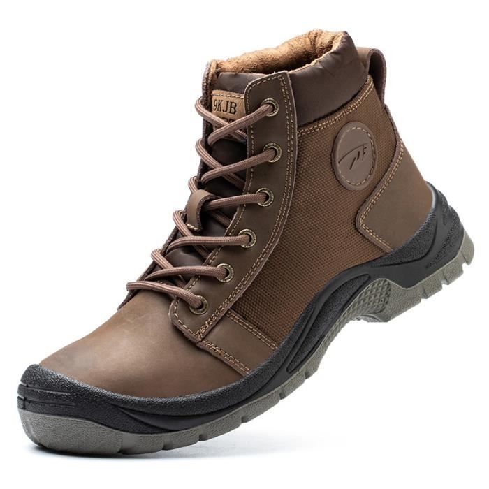Chaussures De Sécurité VEVOR à Embout Acier - Taille US 11 (EU 44.5) - Noir, Largeur W - Neuf Avec Boîte