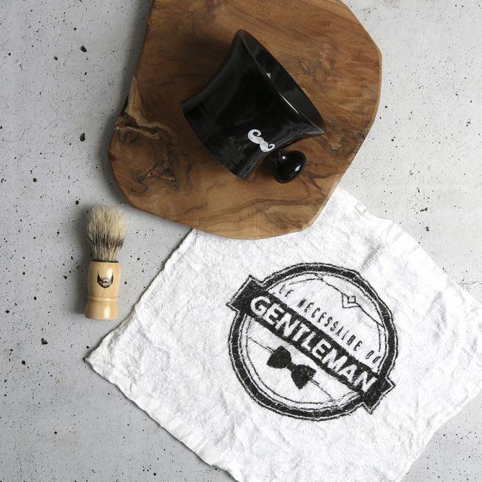 Coffret Entretien Barbe - Cosmetic Club - 3 Accessoires - Noir