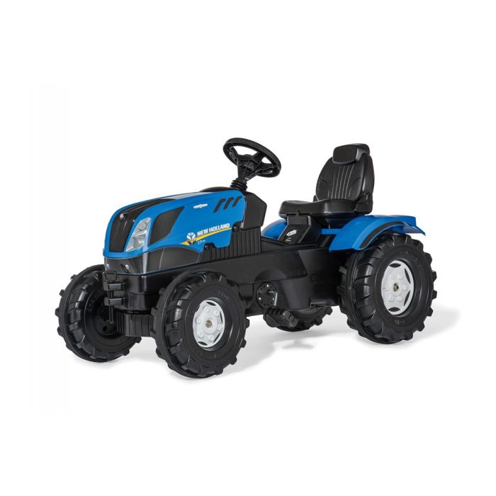 Tracteur à pédales Rolly Toys - RollyFarmtrac New Holland - Bleu - Pour enfant à partir de 8 ans