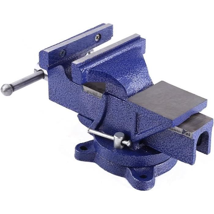 Étau D'Établi 12,7 Cm Avec Base D'Atelier Robuste Avec Revêtement En ...