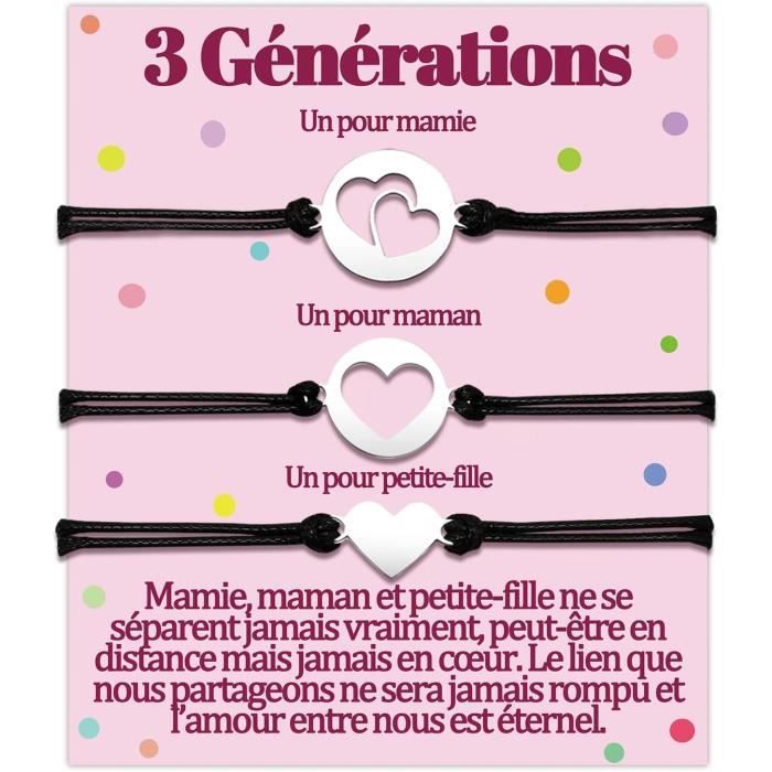 Bracelet Pierre Naturelle Cadeau Maman - Bracelet Perles Pour Fête Des Mères, Anniversaire, Noël Et Saint Valentin