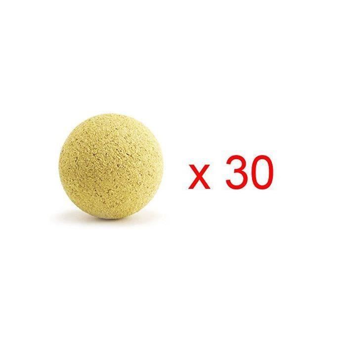 9 Balles de Baby Foot Bonzini Balles en Liège Jaunes | Rakuten