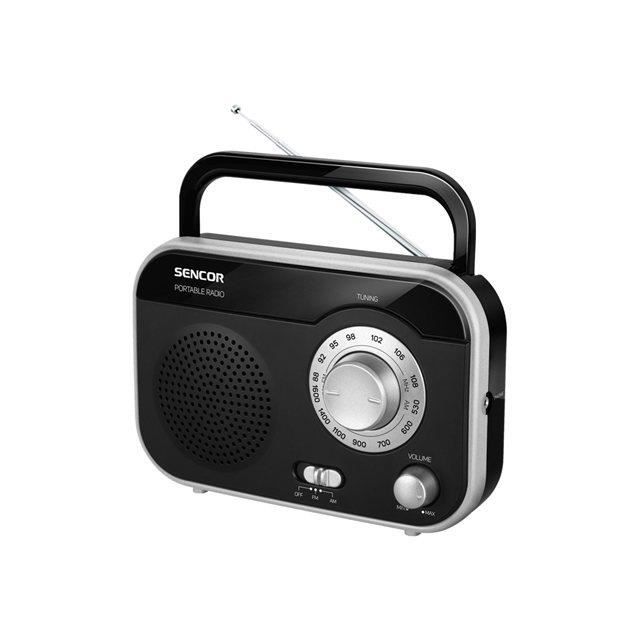 Radio portable - SENCOR - SRD 210 BS - Analogique AM/FM - Haut-parleur intégré 1W