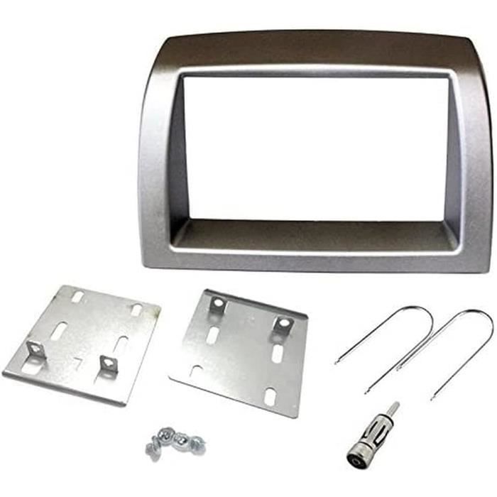 2 Din Radiomontageframe voor Lancia Delta (2008-2014) - Zwart