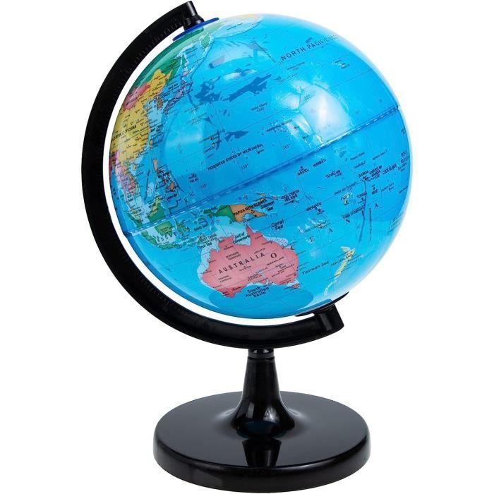 Globe Mondial Avec Stand Mappe De Globe Terrestre Éducatif De La Terre