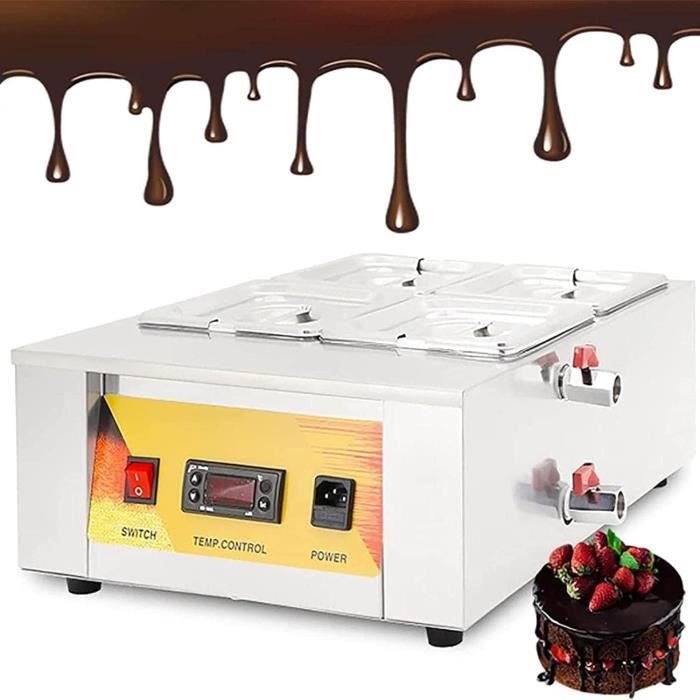 Fontaine à fondue au chocolat en acier inoxydable (3 niveaux)[198