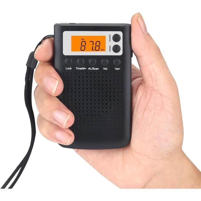 Radio Personnelle Portable Am Fm Numérique, Mini Radio Numérique Avec