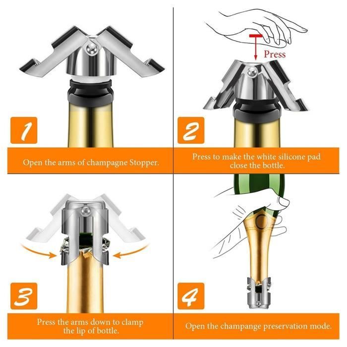 Rabbit Rabbit - Kit DAccessoires Pour Vin Avec Tire-Bouchon Vertical à