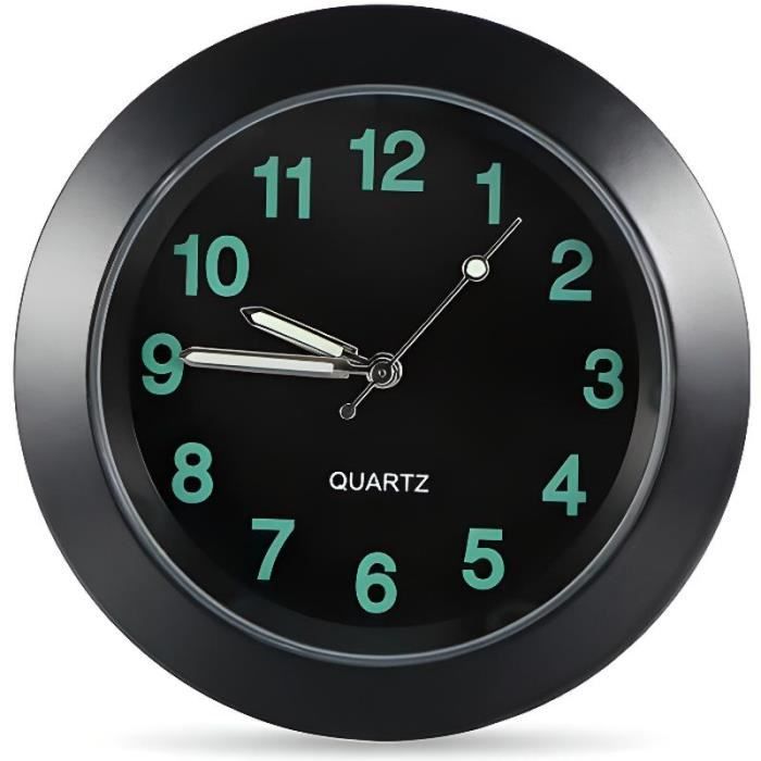 Horloge à Quartz Analogique Lumineuse pour Tableau de Bord de la