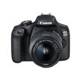 Canon EOS 2000D Appareil photo numérique Reflex 24.1 MP APS-C 1080p - 30 pi-s 3x zoom optique objectif EF-S 18-55 mm IS STM…-1