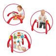 Gym pour bébé interactif - WINFUN - Jouet d'éveil - Rouge-1