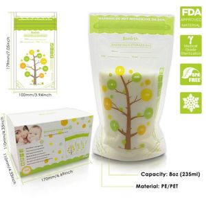 5 Sachets Lait Maternel Lictin 250ml - Silicone Sans BPA, Anti-fuites, Réutilisables - Pour Congélation Et Transport