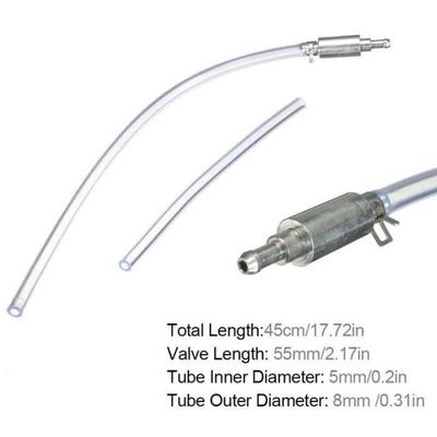 Kit Purge Frein Moto Universel - Valve Anti-retour, Tuyau Transparent - Compatible Voiture, Vélo, Scooter - Entretien Freinage Hydraulique Facile - 6