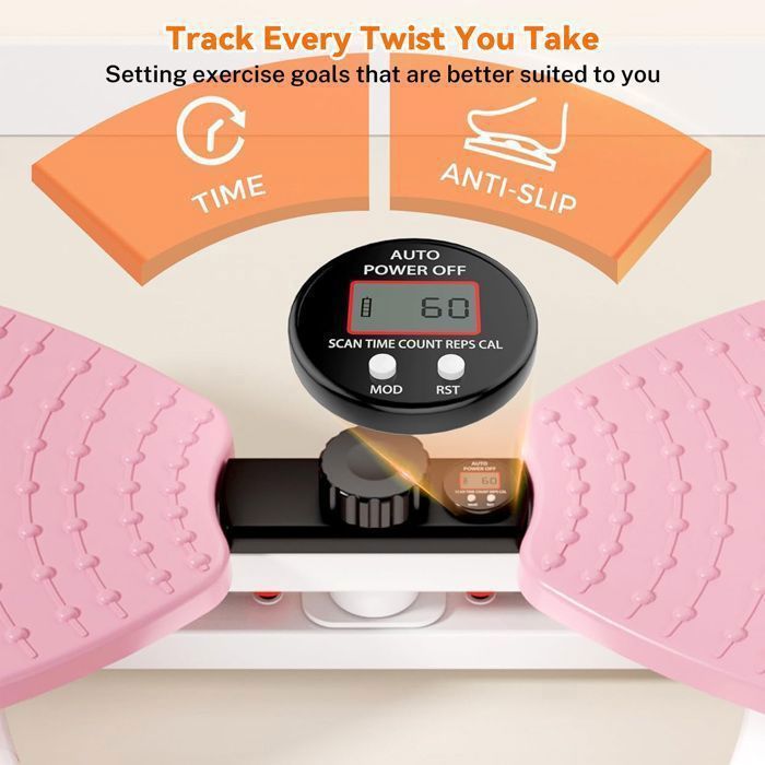 Planche à Torsion Magnétique Pour Exercice – Disque Rotatif Pliable, Antidérapant, Capacité 90 Kg, Fitness Et Abdos